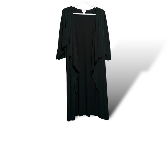🎁 Black M (10-18) New Kimono Duster LuLaRoe Shirley - Picture 8 of 11
